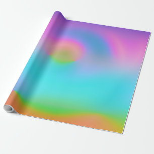 Iridescent Neon Background 9 Wrapping Paper