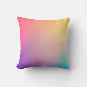 Iridescent Neon Hot Pink Photography Rainbow Cool Cushion
