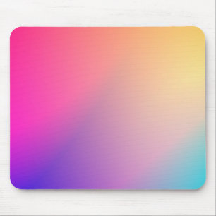 Iridescent Neon Hot Pink Photography Rainbow Cool Mouse Mat
