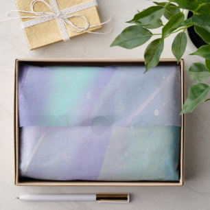 Iridescent Ocean Wave Pattern ID1144 Tissue Paper