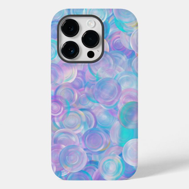 Iridescent Opal Glass Cabochons Case-Mate iPhone Case (Back)