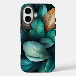 Iridescent Peacock Feather Luxe Phone Case