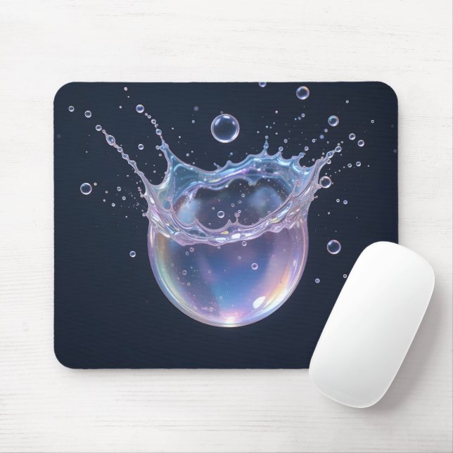 Iridescent Perfume Collision Mouse Mat (With Mouse)