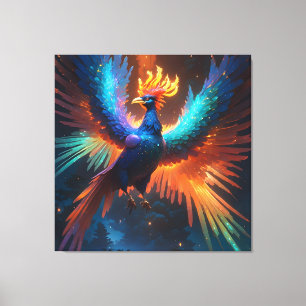 Iridescent Phoenix Canvas Print