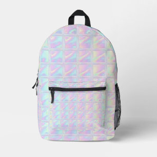 Iridescent Printed Backpack