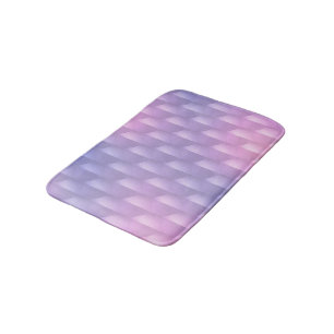 Iridescent Purple and Pink  Bath Mat