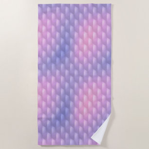 Iridescent Purple and Pink Beach Towel