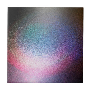 Iridescent Rainbow Glitter Paint Tile