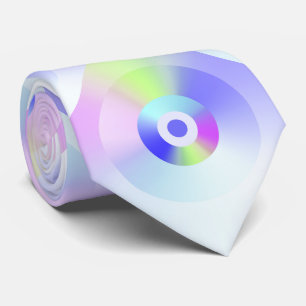  Iridescent Rainbow Gradient Tie