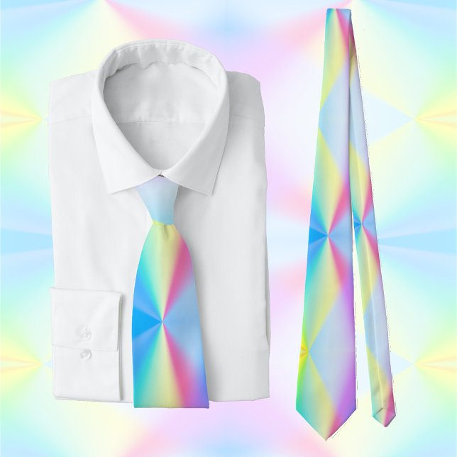 Iridescent, rainbow-like, dreamy - for romantics  tie (Creator Uploaded)