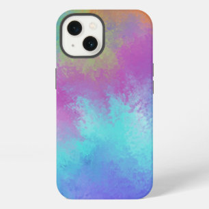 Iridescent Rainbow Watercolor Holi Abstraction iPhone 13 Case