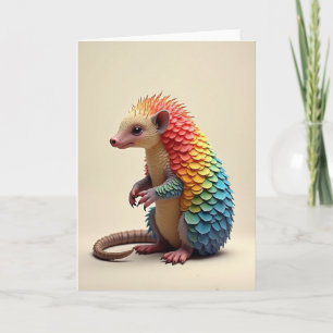 Iridescent Scales Birthday Card