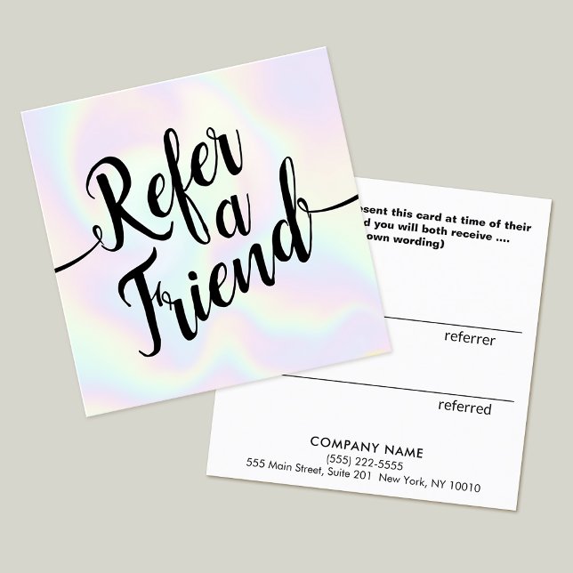 Iridescent Script Calligraphy Referral (Creator Uploaded)