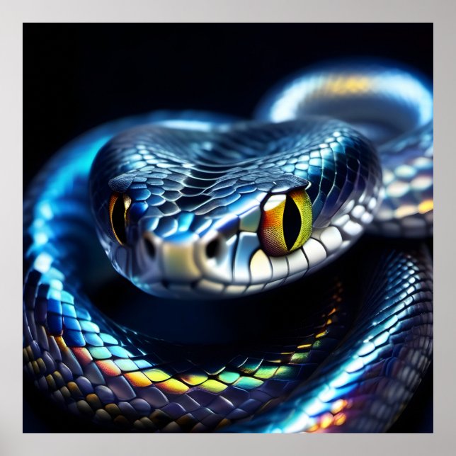 Iridescent Snakes Poster (Front)