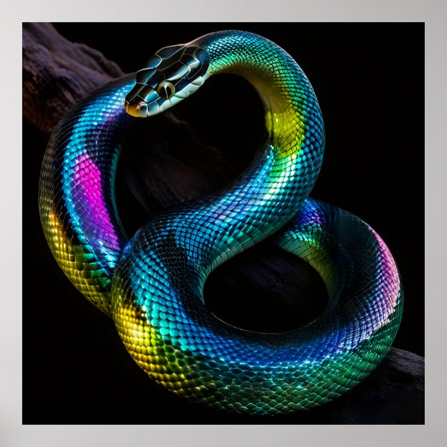 Iridescent Snakes Poster (Front)