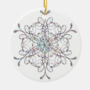 Iridescent Snowflake Ornament