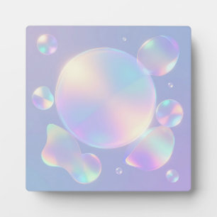Iridescent Soap Bubble Dream Plaque