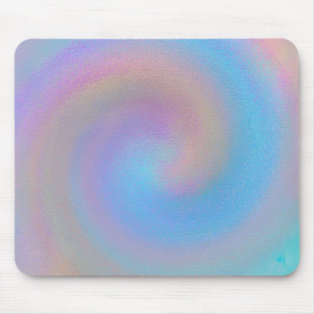 Iridescent Spiral Mouse Mat (Front)