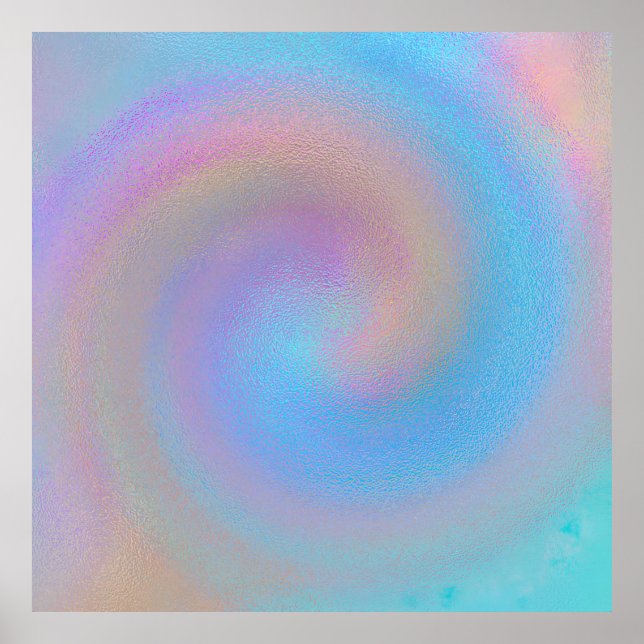 Iridescent Spiral Poster (Front)