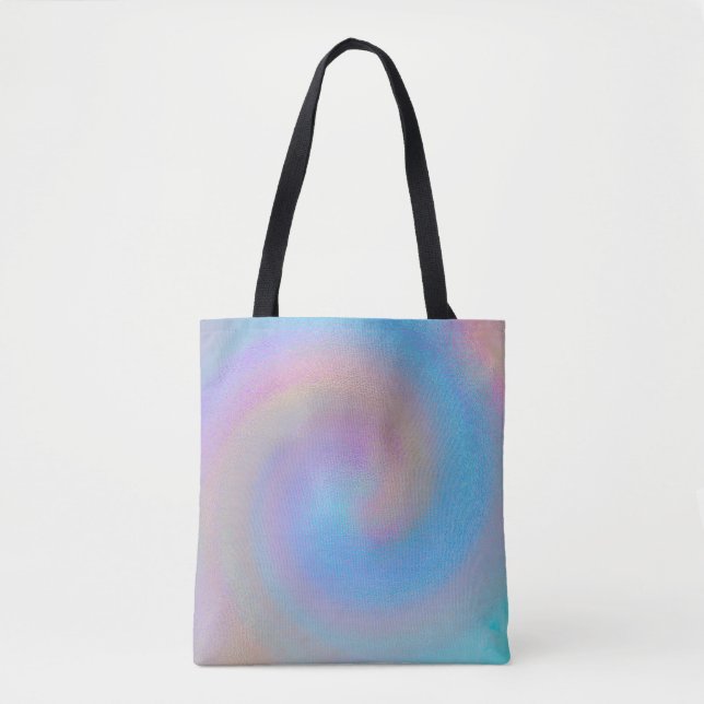 Iridescent Spiral Tote Bag (Front)