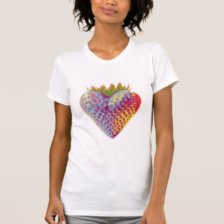 Iridescent Strawberry Heart T-Shirt