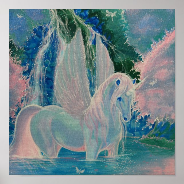 "Iridescent World" Art Print (Front)