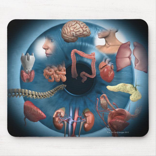 Iridology Mouse Mat (Front)