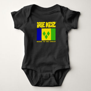 iRiE KiDZ® 'St. Vincent Flag' Baby Bodysuit