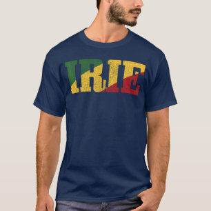 Irie Reggae Music Jamaica Retro Vintage Rasta Rast T-Shirt