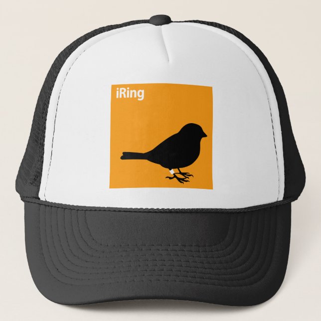 iRing Orange Trucker Hat (Front)