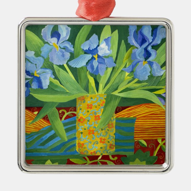 Iris 2014 metal tree decoration (Front)