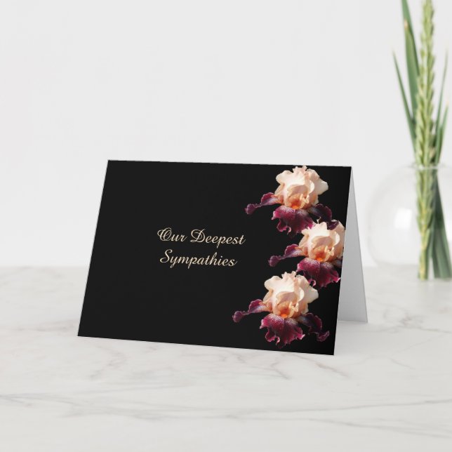 Iris [3]- customise for any occasion you wish card (Front)