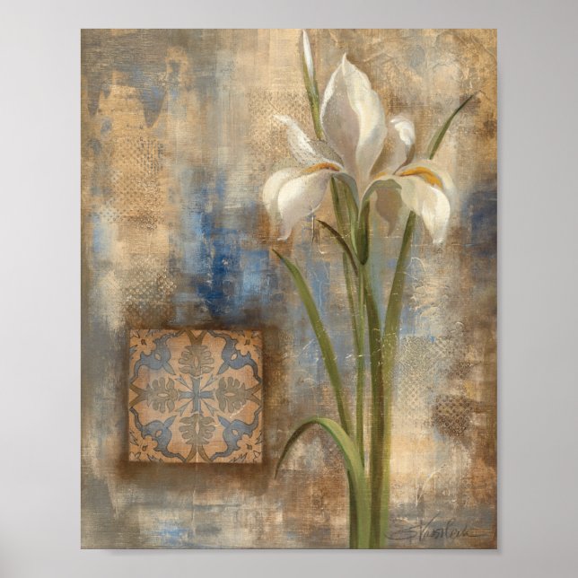Iris and Tile Poster (Front)