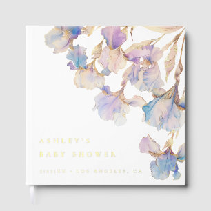 Iris Baby Shower Guest Book