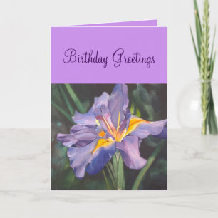 Iris Birthday Card