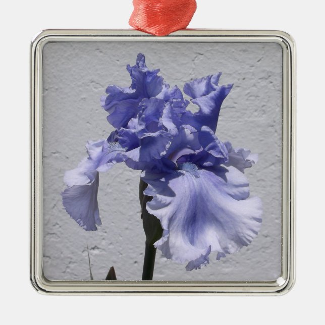 Iris Bloom Metal Tree Decoration (Front)