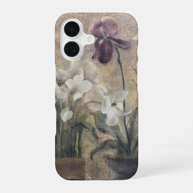 Iris Blooming iPhone 16 Case (Back)