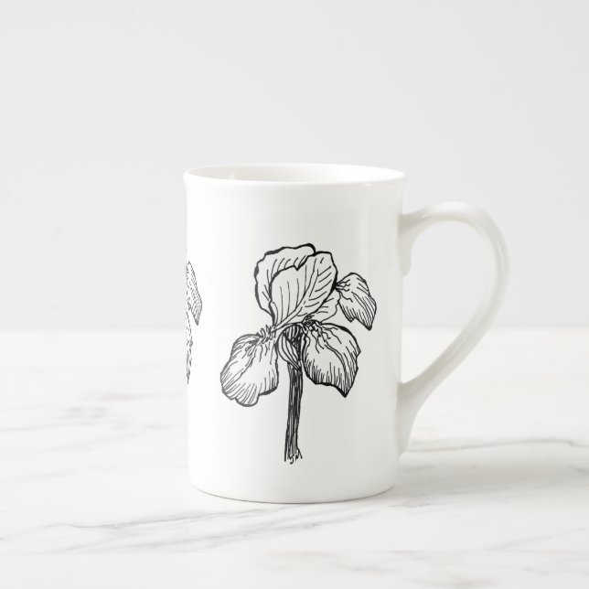Iris Bone China Mug (Right)