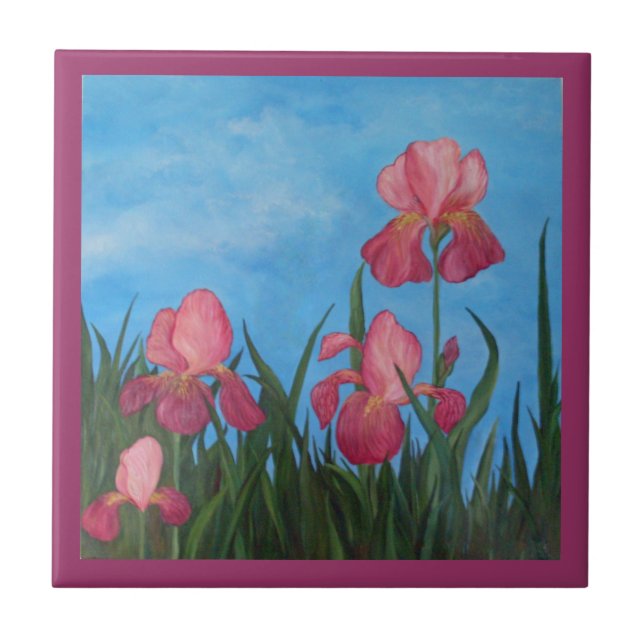 Iris Border Tile (Front)