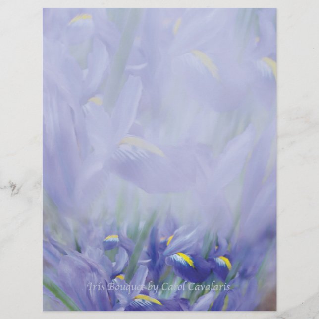 Iris Bouquet Letterhead (Front)