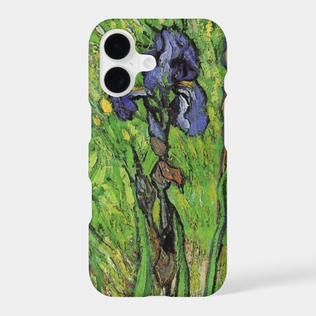 Iris by Vincent van Gogh, Vintage Garden Flowers (Back)