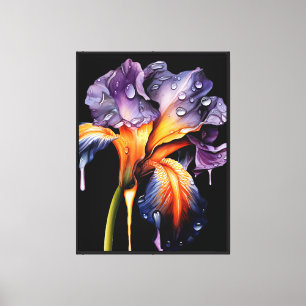 Iris Canvas Wall Art