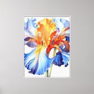Iris Canvas Wall Art