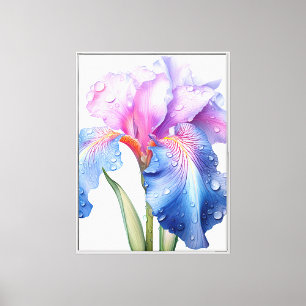 Iris Canvas Wall Art