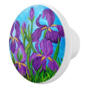 Iris Ceramic Knob