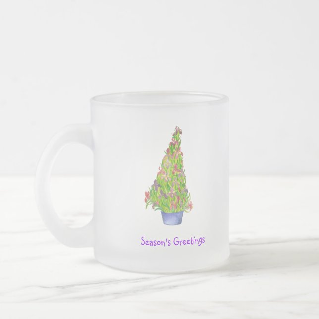 Iris Christmas Mug (Left)