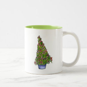 Iris Christmas tree mug