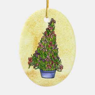 Iris Christmas Tree Ornament
