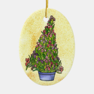 Iris Christmas Tree Ornament