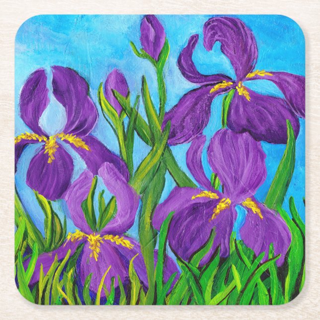 Iris Coasters (Front)